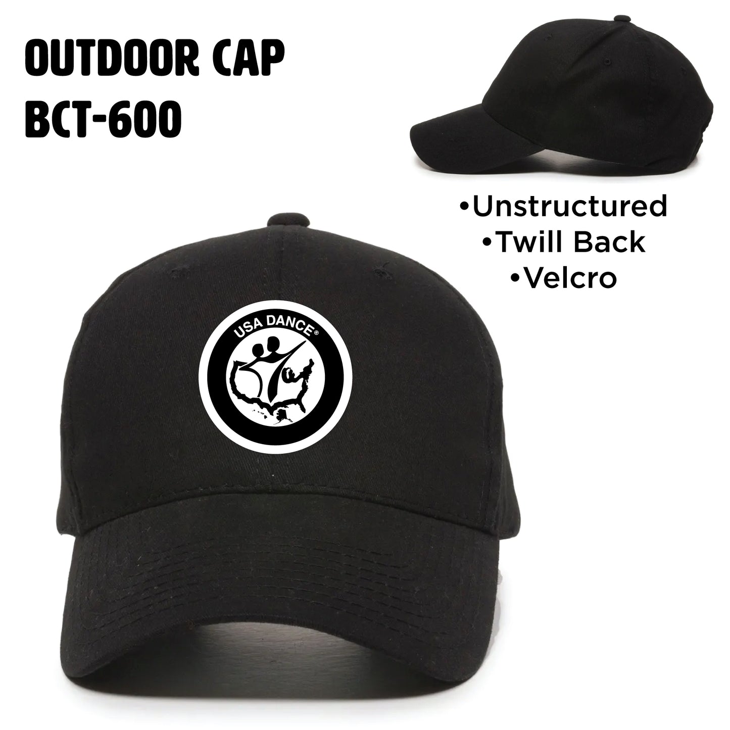 9e. Outdoor Cap Solid Black