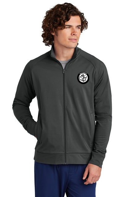 1. SPORT-TEK® Cadet Jacket (MENS FIT) with Black and white USA DANCE round logo