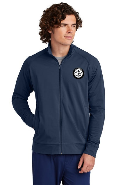 1. SPORT-TEK® Cadet Jacket  (MENS FIT) with Black and white USA DANCE round logo
