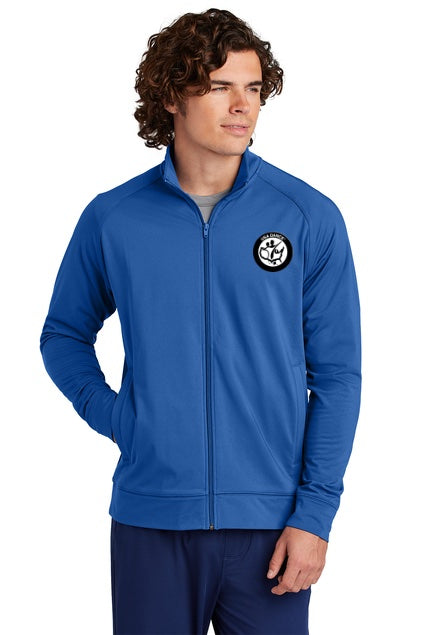 1. SPORT-TEK® Cadet Jacket  (MENS FIT) with Black and white USA DANCE round logo