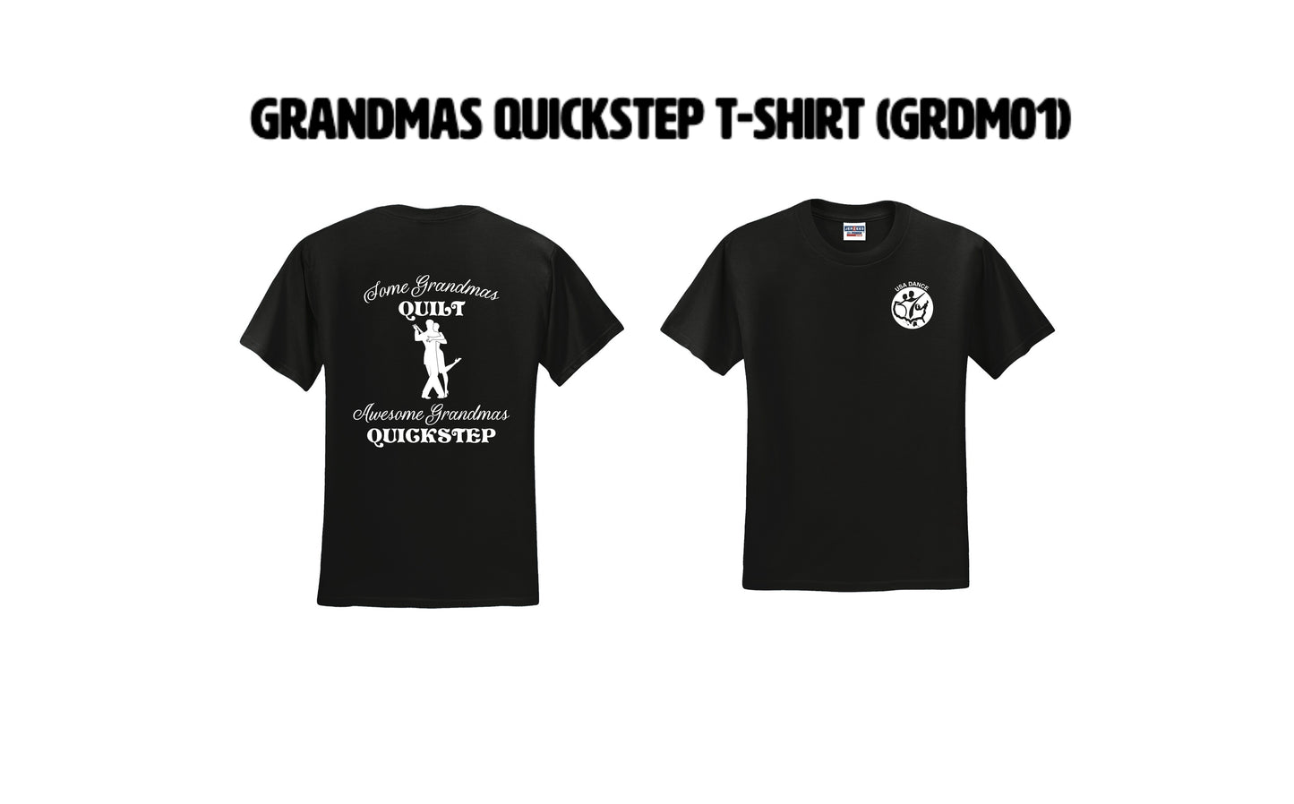 9.  Awesome Grandpas FOXTROT and Awesome Grandmas QUICKSTEP T-shirt